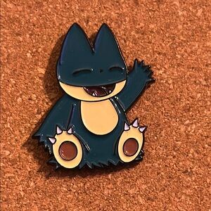 Cute Munchlax Pokémon Enamel Pin